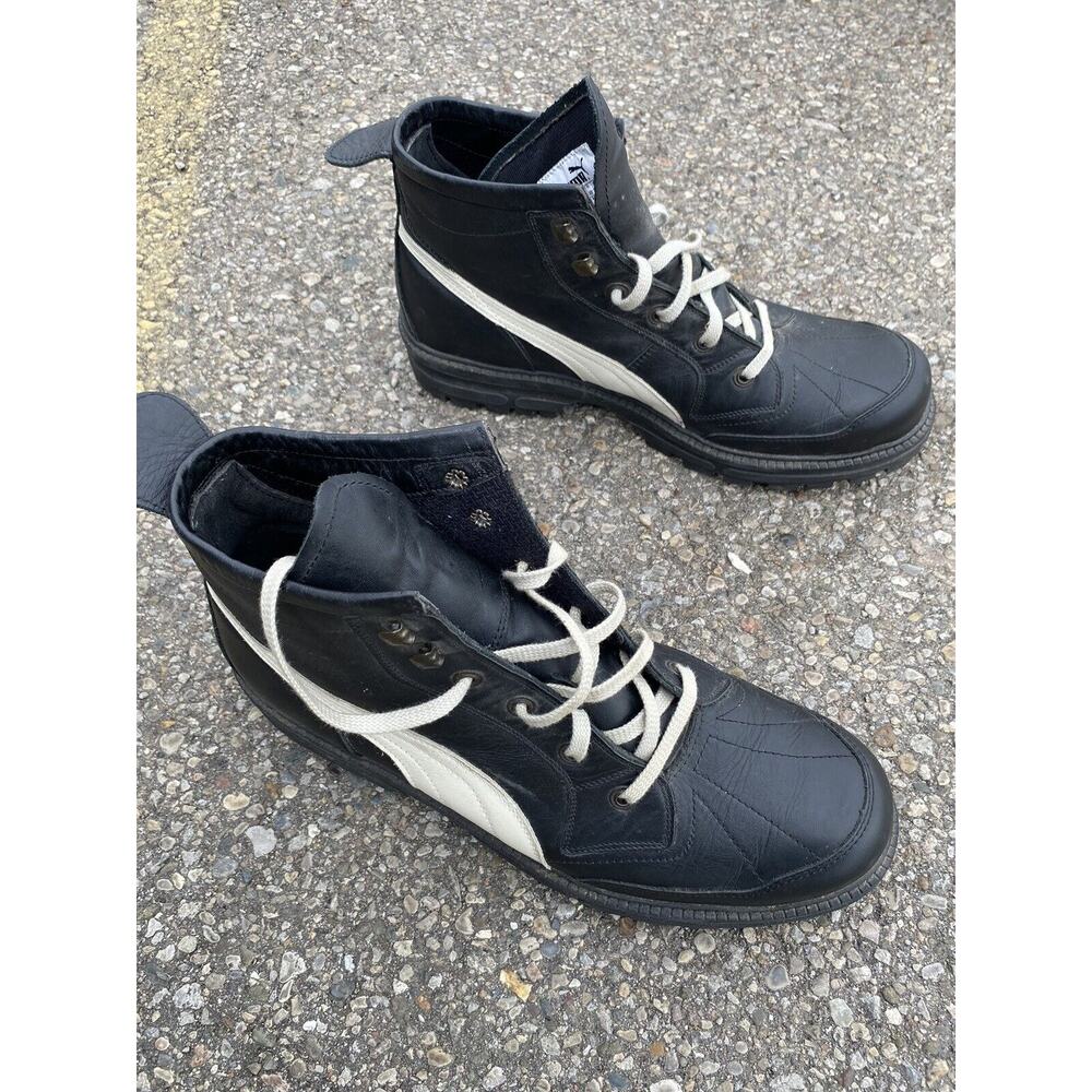 VINTAGE PUMA RUDOLF DASSLER HIGH TOP SOCCER BOOTS MEN'S SIZE US 12